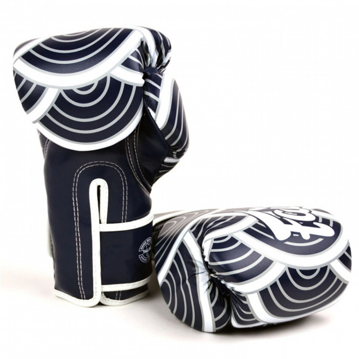 Боксерские перчатки Fairtex BGV14 Japanese blue 10 oz