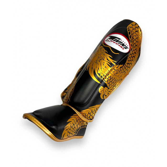 Защита голени Twins Special FSGL10-49 black gold - XL