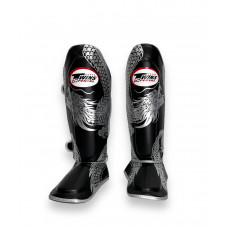 Защита голени Twins Special FSGL10-49 black silver - S