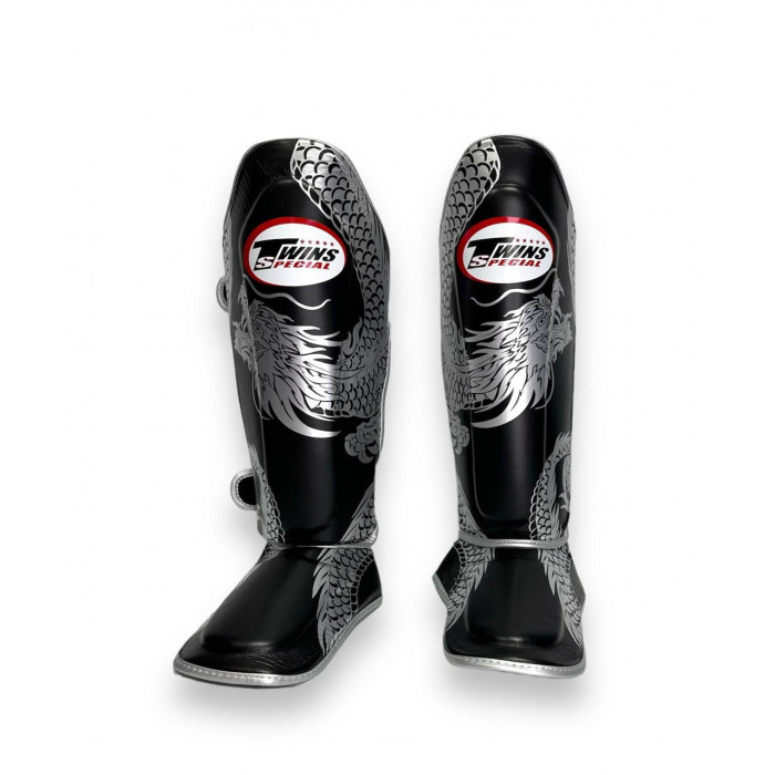 Защита голени Twins Special FSGL10-49 black silver - S