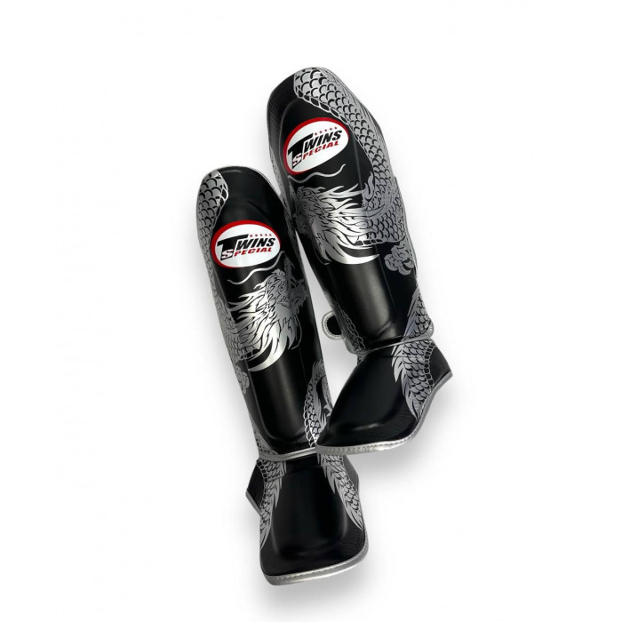 Защита голени Twins Special FSGL10-49 black silver - S