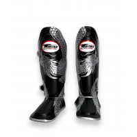 Защита голени Twins Special FSGL10-49 black silver - XL