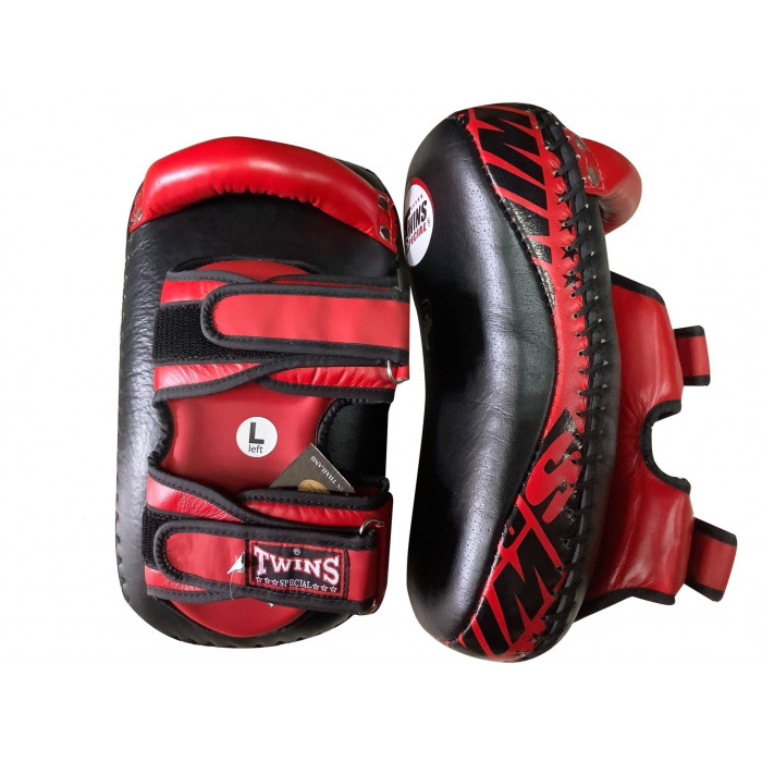 Пэды Twins Special KPL 12 черные-красные - L