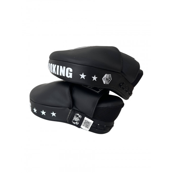 Средние боксёрские лапы Top King TKFMS white black