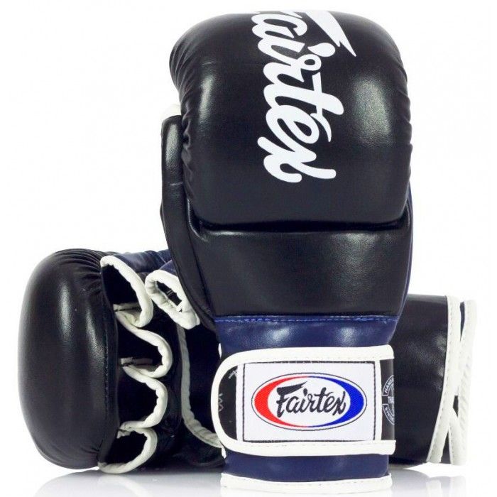 Перчатки Fairtex FGV18 black blue XL