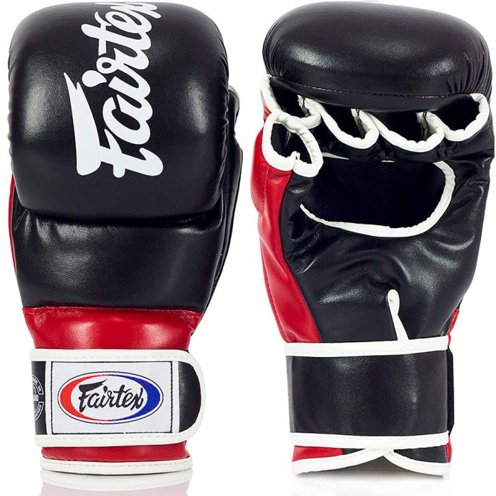 Перчатки Fairtex FGV18 black red L