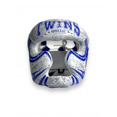 Шлем боксерский Twins Special FHGL3-TW5 white blue L