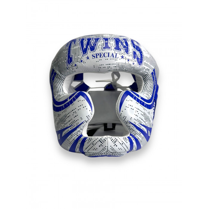 Шлем боксерский Twins Special FHGL3-TW5 white blue L