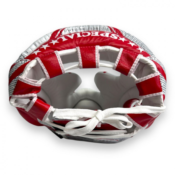 Шлем боксерский Twins Special FHGL3-TW5 white red L