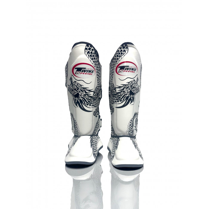 Защита голени Twins Special FSGL10-49 white black - M