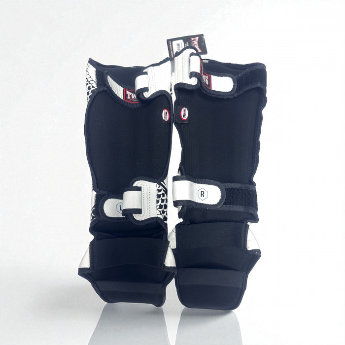 Защита голени Twins Special FSGL10-49 white black - M