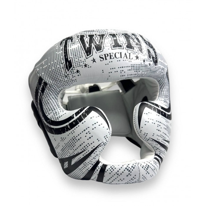 Шлем боксерский Twins Special FHGL3-TW5 white black L