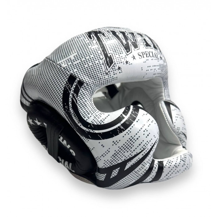 Шлем боксерский Twins Special FHGL3-TW5 white black L