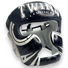 Шлем боксерский Twins Special FHGL3-TW5 black white L