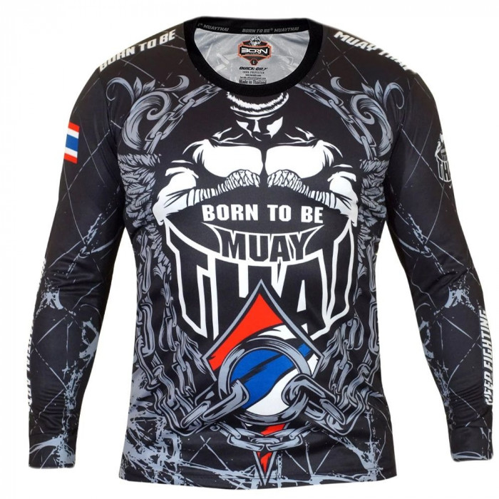 Футболка с длинным рукавом Муай-тай BORN TO BE SMTL14 S
