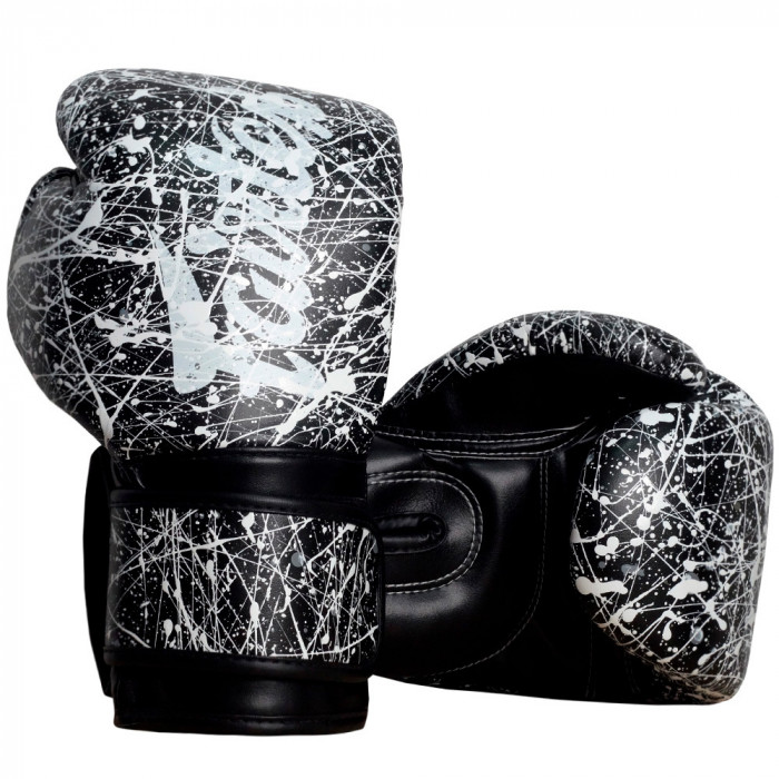 Боксерские перчатки Fairtex BGV14 Painter black 14 oz