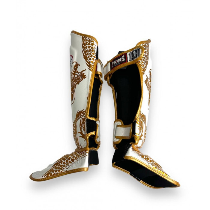 Защита голени Twins Special FSGL10-49 white gold - XL