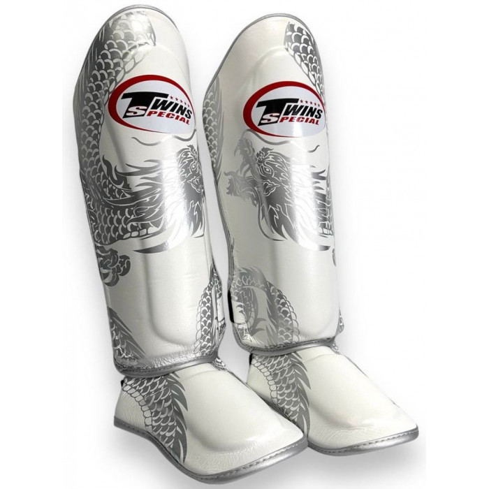 Защита голени Twins Special FSGL10-49 white silver - M