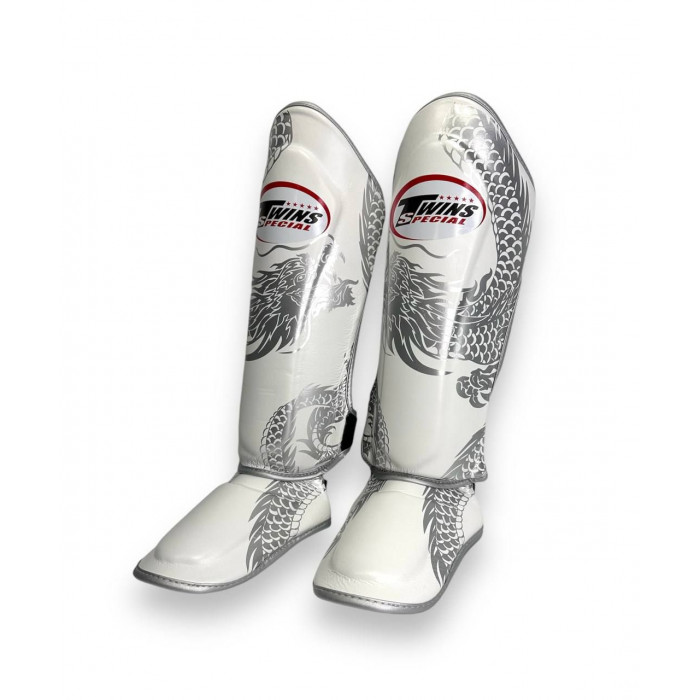 Защита голени Twins Special FSGL10-49 white silver - S