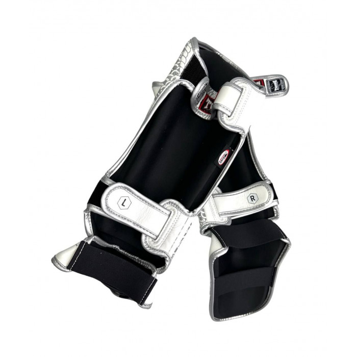 Защита голени Twins Special FSGL10-49 white silver - S