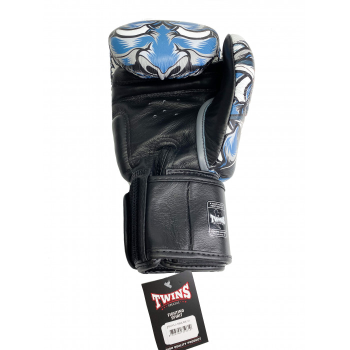 Боксерские перчатки Twins FBGVL3-58 (Кабуки) grey 8 oz