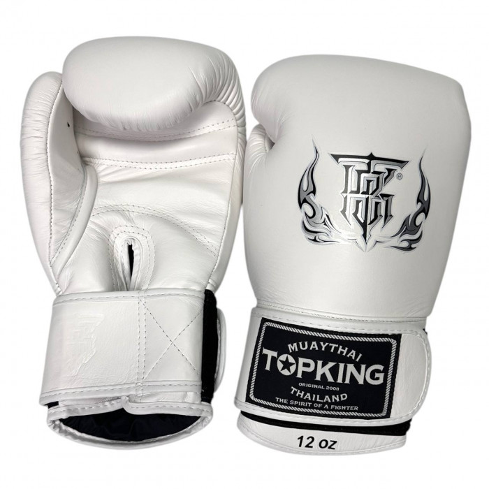 Перчатки боксёрские Top King Ultimate TKBGUV white 14 oz