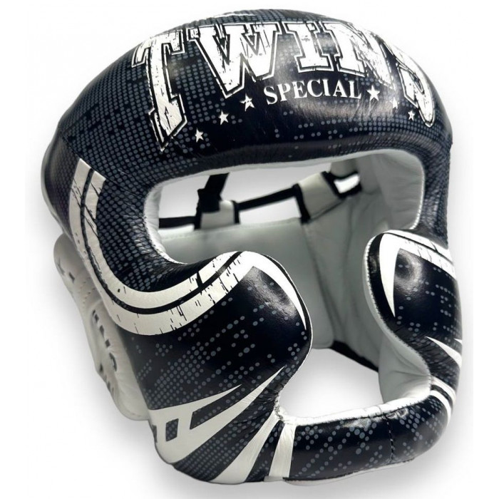 Шлем боксерский Twins Special FHGL3-TW5 black white M