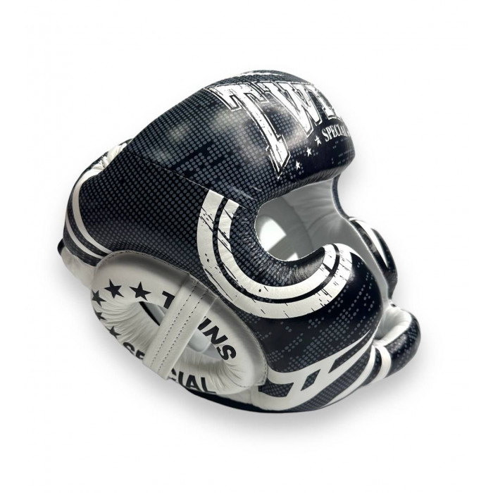 Шлем боксерский Twins Special FHGL3-TW5 black white M
