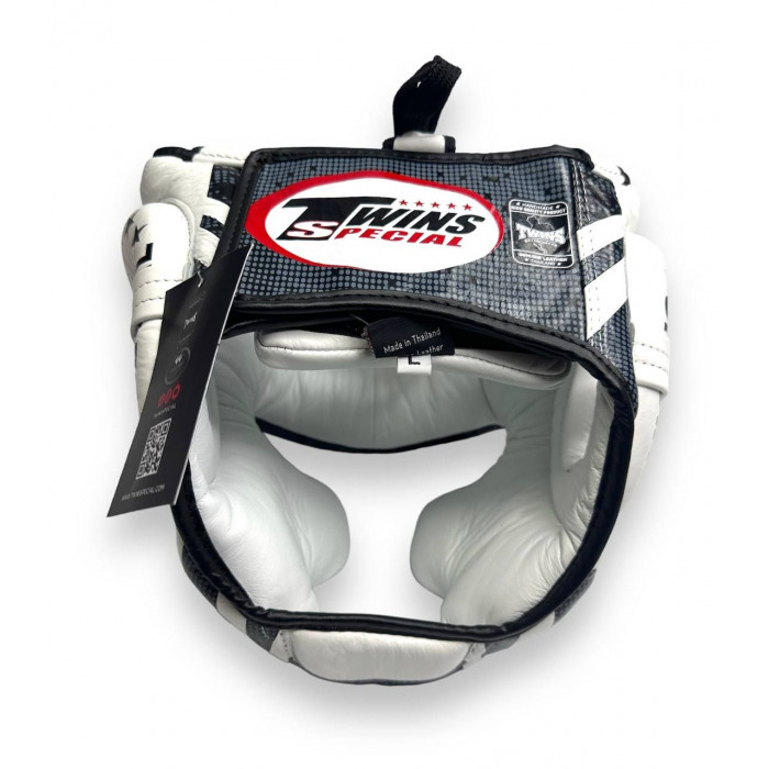 Шлем боксерский Twins Special FHGL3-TW5 black white M