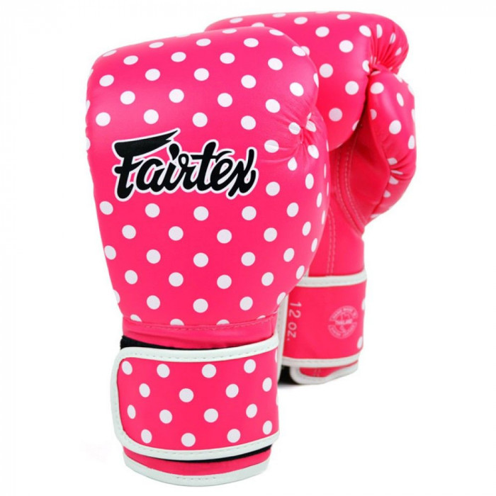 Боксерские перчатки Fairtex BGV14 polka dot 14 oz