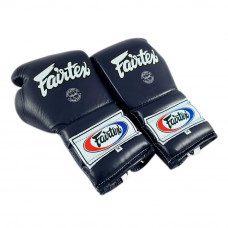 Перчатки боксерские на шнурке Fairtex BGL7 blue 14 oz