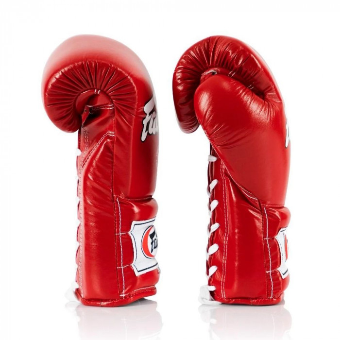 Перчатки боксерские на шнурке Fairtex BGL7 red 16 oz