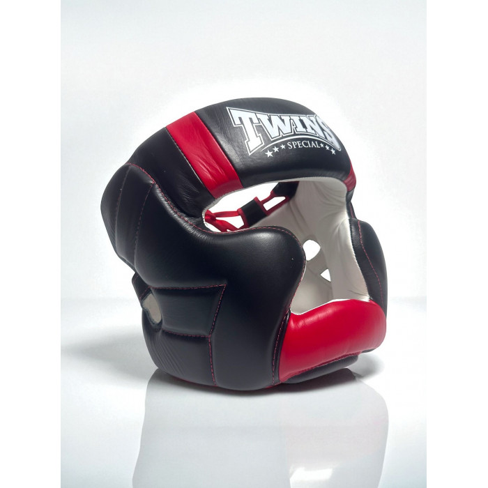 Шлем боксерский Twins Special HGL11 black red XL