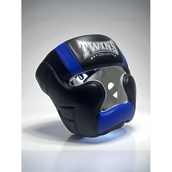 Шлем боксерский Twins Special HGL11 black blue L