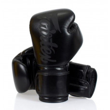 Боксерские перчатки Fairtex BGV14 Solid Black 10 oz
