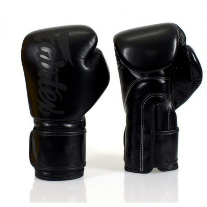 Боксерские перчатки Fairtex BGV14 Solid Black 16 oz