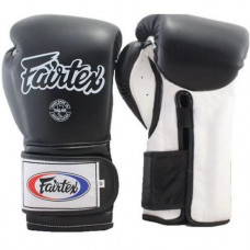 Боксерские перчатки Fairtex BGV9 black white 16 oz