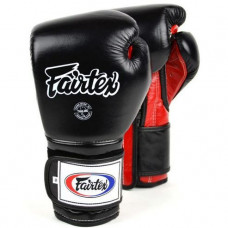 Боксерские перчатки Fairtex BGV9 black red 12 oz