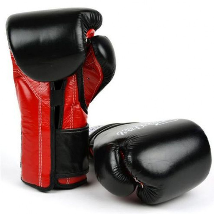 Боксерские перчатки Fairtex BGV9 black red 14 oz