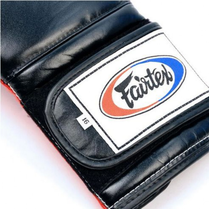 Боксерские перчатки Fairtex BGV9 black red 14 oz