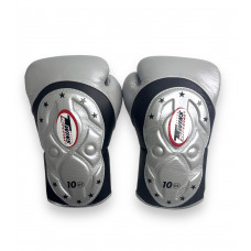 Боксерские перчатки Twins BGVL6 MK Silver 16 oz