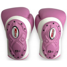 Боксерские перчатки Twins BGVL6 MK white pink 16 oz