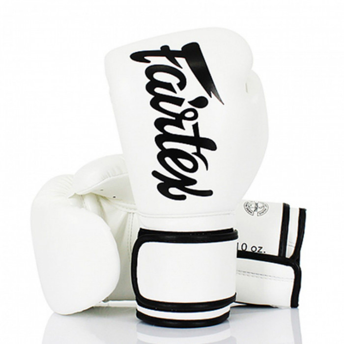 Боксерские перчатки Fairtex BGV14 white 12 oz