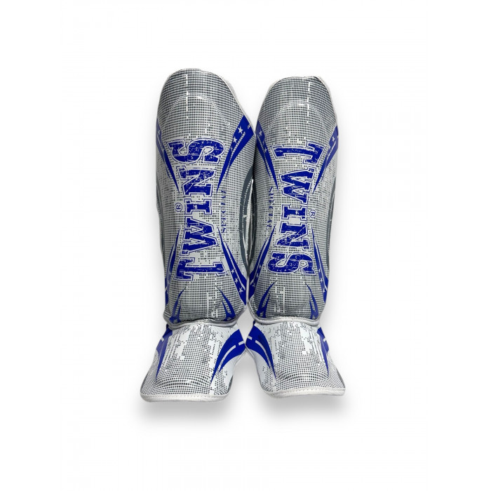 Защита голени Twins Special FSGL10-TW5 white blue XL