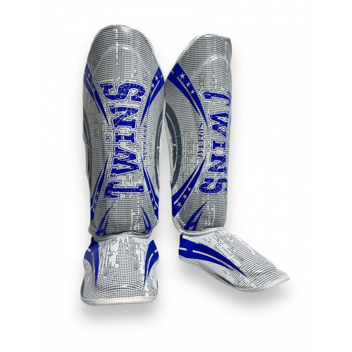 Защита голени Twins Special FSGL10-TW5 white blue XL