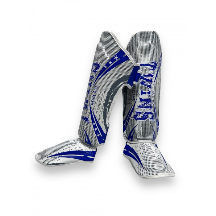 Защита голени Twins Special FSGL10-TW5 white blue XL