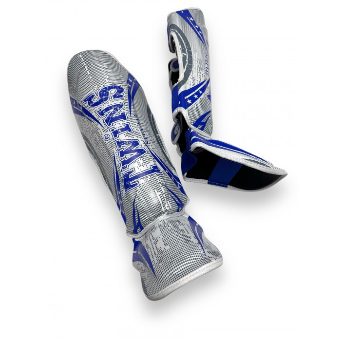 Защита голени Twins Special FSGL10-TW5 white blue XL