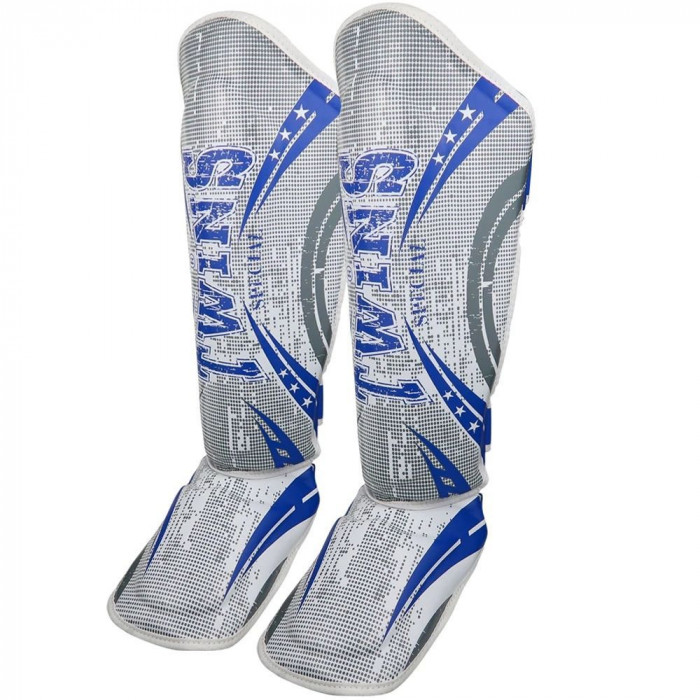 Защита голени Twins Special FSGL10-TW5 white blue XL