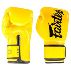 Боксерские перчатки Fairtex BGV14 yellow 16 oz