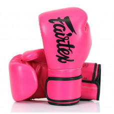 Боксерские перчатки Fairtex BGV14 pink-black 14 oz